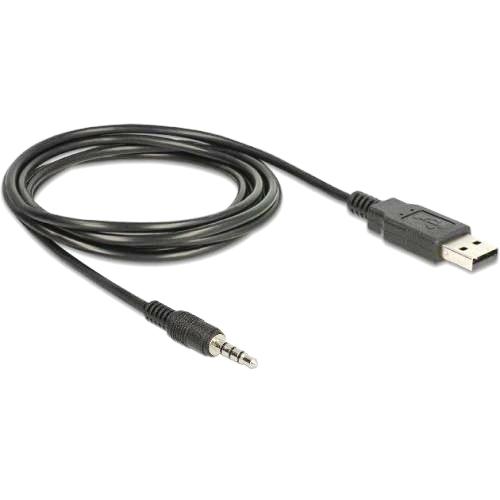usb 3.5 мм аудио разъем кабель черный-пакет
